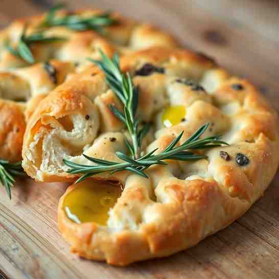 Provencal Fougasse - Rosemary Focaccia Bread